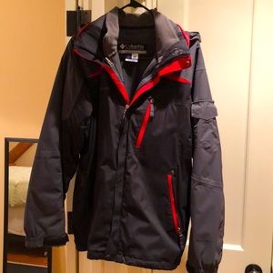 Columbia hooded 2-in-1 winter jacket